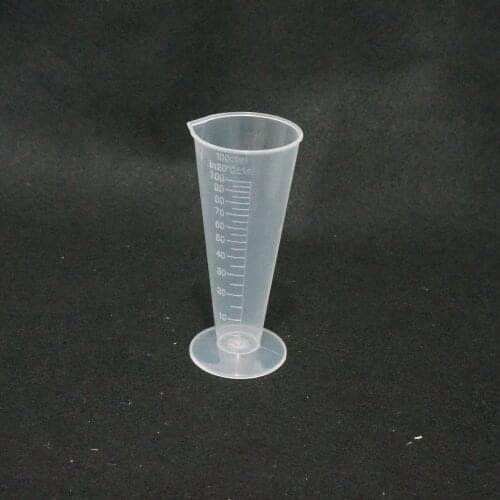 50ml 100ml Plastic Polypropylene PP Measuring Cone Taper Beaker Laboratory Kitchen With Spout