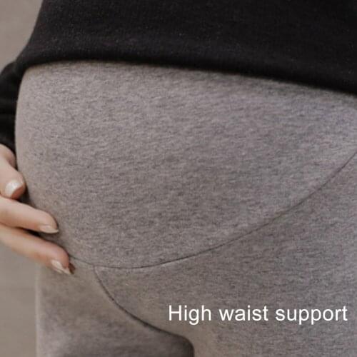 New High Waist Belly Maternity Legging Spring Autumn Fashion Cotton Clothes for Pregnant Women Pregnancy Skinny Pants