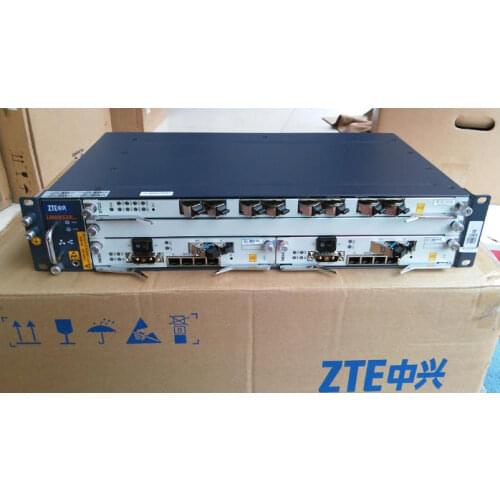 NeW Original ZTE OLT ZXA10 C320 2U GEPON Optical Line Terminal Equipment, 2PCS 1GE SXMA/A10 A11 card with 8port C+ GTGO card