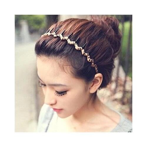 1 pcs Fashion Women Unisex Wavy Hair Head Hoop Band Sport Headband Hairband hair accessoriess