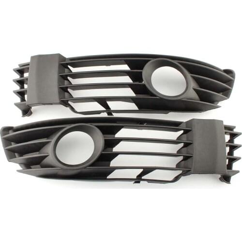 Pair W/Fog Light Hole Bumper Driving Light Front Grill for VW Volkswagen Passat B5 B5.5