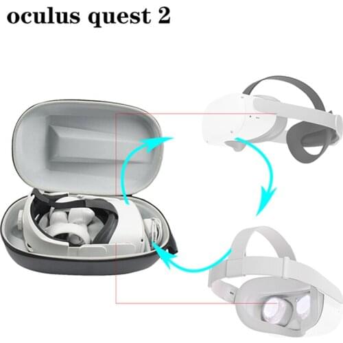 Portable Protective Box for Oculus Quest 2 VR Headset Accessories Storage Bag Carrying Case