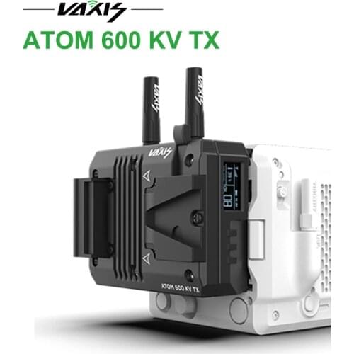 Vaxis ATOM 600 KV 600ft Camera Transmitter Receiver HD SDI Image Wireless Transmission System for DLSR Camera RED komodo