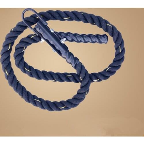 Kids Outdoor Climbing Ropes Durable Gym Fitness Muscle Strength Ropes With Buckle Hook For Children Backyard Game Camping Hiking