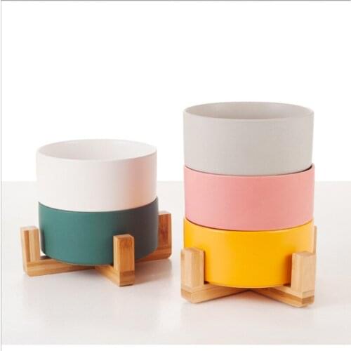 Pet Products Ceramic Cat Bowl Dog Bowl Pet Feeding Water Bowl Cat Puppy Feeder Product Supplies Pet Food And Water Bowls