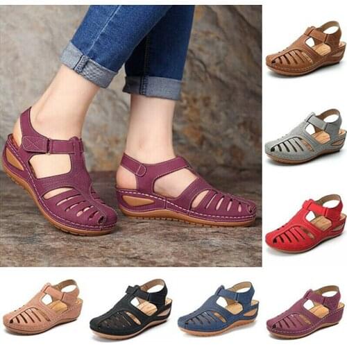 Women Sandals Summer Shoes Woman Plus Size 35-43 Heels Sandals For Wedges Chaussure Femme Casual Gladiator Platform Shoes Talon