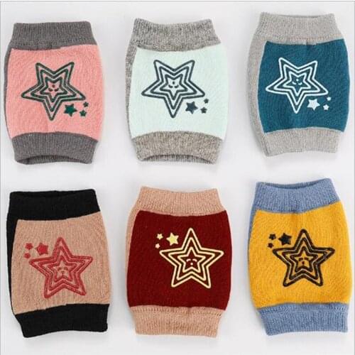 Winter Lovely Baby Knee Pad Kids Safety Crawling Elbow Cushion Infant Baby Kneecap Toddlers Leg Warmer Knee Support Protector