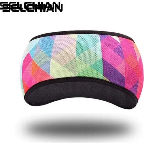 Unisex Winter Ear Warmer Cover Headband Faux Fleece Lined Cold Weather Earmuffs Hairband Cycling Sports Thermal fleece Turban