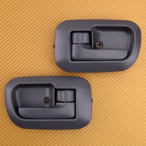 1 Pair 69206-08010 69205-AA010-B1 Grey Car Interior Front Door Handle & Bezel Fit for Toyota Sienna 69205-08010 69206-AA010-B1