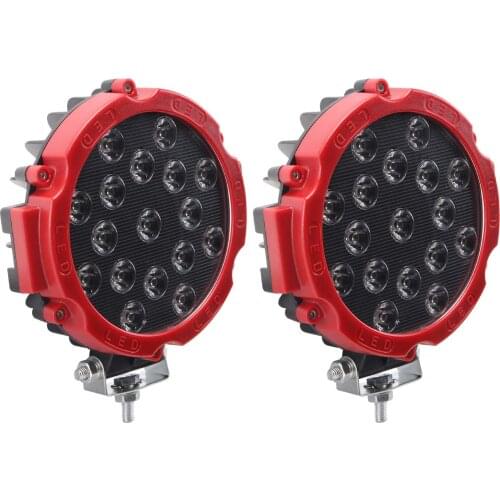 7" 51W barra led Work light bar Spot 12V 24V For Off Road Driving Headlight Waterproof for Car atv 4x4 4WD BOAT SUV TRUCK JEEP