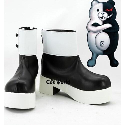 Danganronpa Monokuma Games Anime Customize Cosplay Shoes Boots