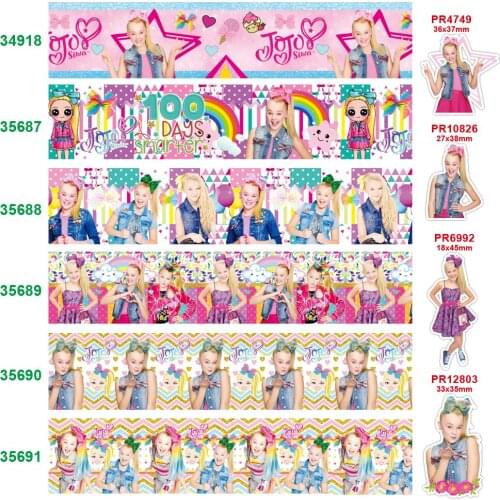 Free shipping 50 yard per size printed grosgrain ribbon 35689