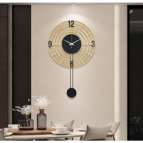 Large Nordic Wall Clock Modern Design Simple Silent Kitchen Wall Clock Pendulum Living Room Horloge Murale Home Decor JJ60WC