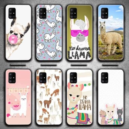 Lama Llama Alpacas Phone Case For Samsung Galaxy A21S A01 A11 A31 A81 A10 A20E A30 A40 A50 A70 A80 A71 A51