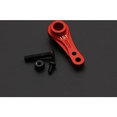 CNC precision machining all metal 15/17T double-sided tooth servo arm for LOSI 5IVE-T ROVAN LT ROVAN ROFUN KM HPI BAJA 5B 5T 5SC