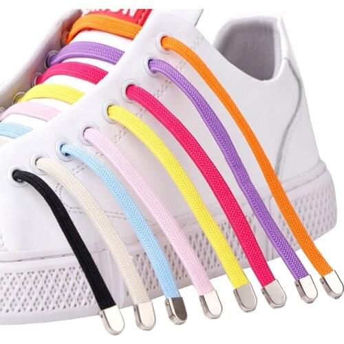 Elastic Shoe Laces No Tie Shoelaces for Kids and Adult Sneakers Shoelace Quick Lazy Laces 18 Colors
