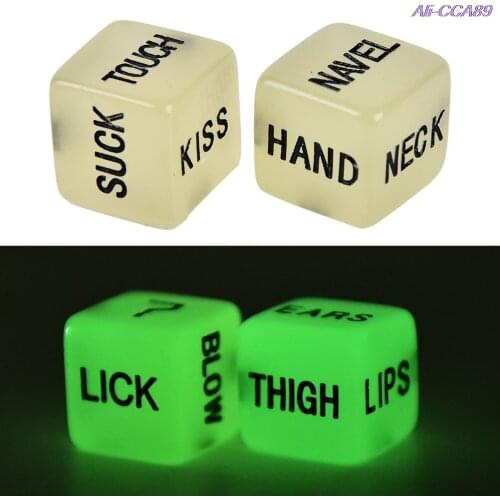 2 PCS Funny Sex Dice Romance Love Humour Party Gambling Adult Games Sex Toys Erotic Craps Pipe For Couples