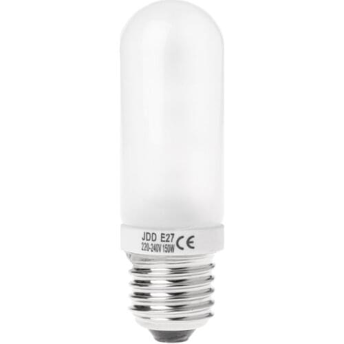 JDD E27 220-240V 150W Studio Photography Flash Bulb Modeling LED Strobe Lamp Drop Shipping