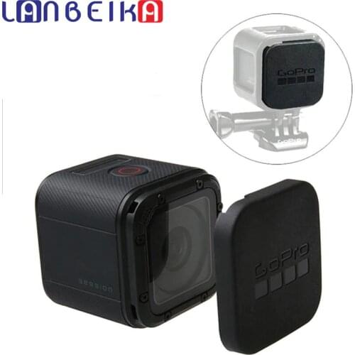 LANBEIKA For Gopro Hero 5 4 Session Lens Cap Cover Housing Case Protective with Gopro Logo For Go pro Hero 4/5 Session 5S 4S