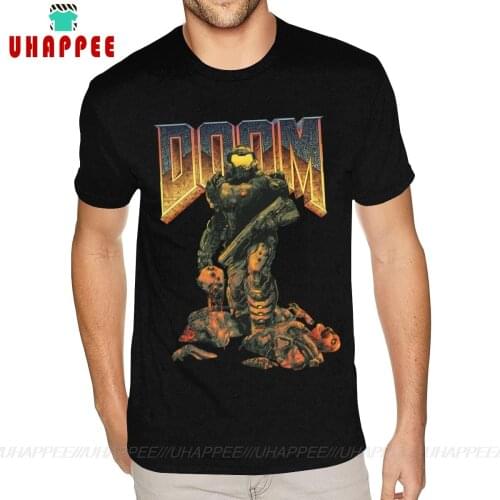 Printed Doom Dead Shirt Tee Shirts For Man XXXL Black Tees Shirt