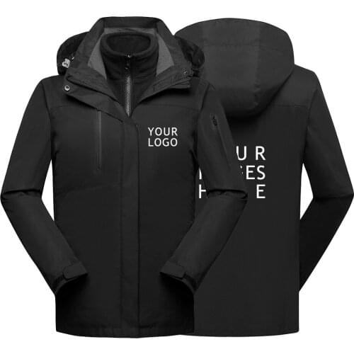 Create Custom Outdoor Clothing Printing Your Companys Logo Groups Brand Or Photo Men Women Hoodies Waterproof Jackets Outerwear