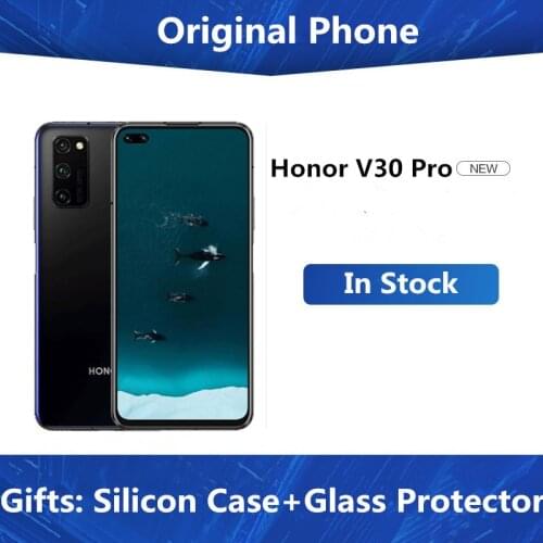 Original Honor View 30 Pro Honor V30 Pro 5G Mobile Phone Kirin 990 Android 10.0 6.57" FHD 8GB RAM 256GB ROM 40.0MP 40W Charger