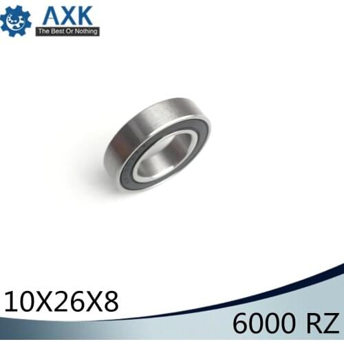 6000RZ Bearing 10*26*8 mm ABEC-3 ( 10 PCS ) Mute High Speed For Blowers 6000 RS 2RZ Ball Bearings 6000RS 2RS With Nylon Cage