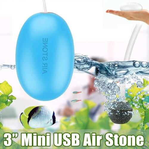 Portable Mini Size Aquarium Air Pump Outdoor FishingQuietest USB Fish Tank Oxygen Pump With Flexible Tube