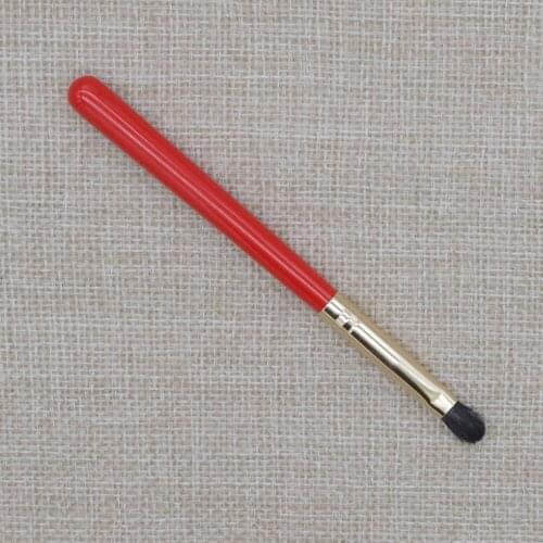 KS242 Professional Handmade Makeup Brushes Soft Blue Squirrel Goat Hair Small Eye Shadow Brush Vermilion Handle Make Up Brush