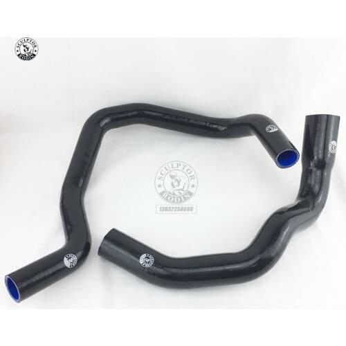 Silicone Radiator Hose For Jeep Cherokee XJ 4.0l 242 CID L6 1984-2005 (2Pcs) Red/Blue/Black