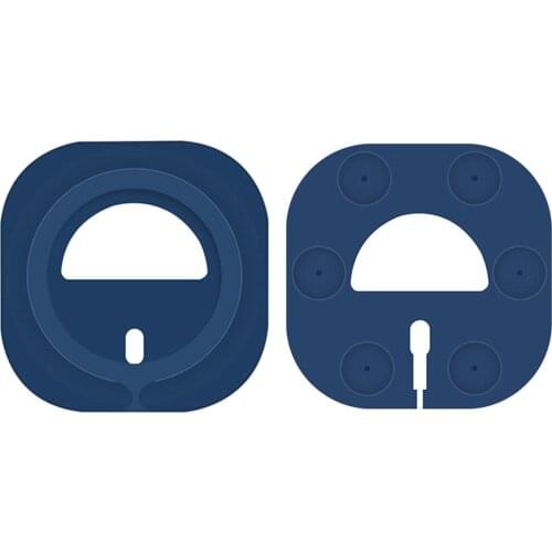 Silicone Protective Pad Case With Suction Cup For Charger Suction Cup Design Silicone Protective Cover Wireless Charger Pad