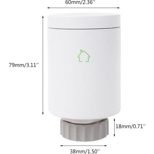TUYA Zigbee3.0 Wifi TRV Thermostat Thermostatic Radiator Actuator Voice Control