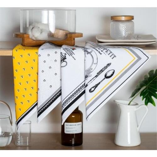 Fabric Cotton Cloth Placemat For Dining Table Non-slip Linen Table Mat Napkin Kitchen Accessories Anti-skid And Heat-insulation