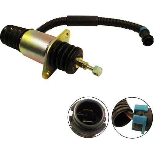 Fuel Flameout Solenoid 24V Engine Stop Solenoid DT118 Cut off Solenoid Valve 612600080681 For Weichai Power Engine
