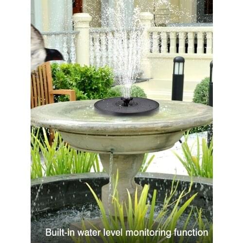 V7V6V3W35W Solar Fountain Colorful LED Lights Swimming Pools Fountain Pump Panel Solar Powered Fountain Garden Brilliant