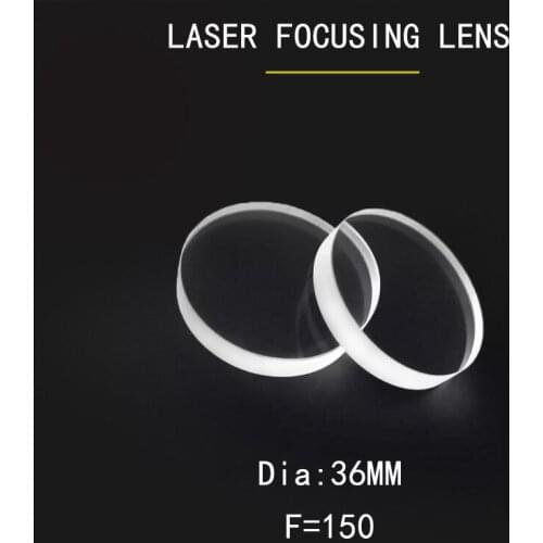 Weimeng Dia36mm F=150 laser focus lens / focusing mirror H-K9L material 1064nm AR Plano-convex shape For Engraving Machine Parts