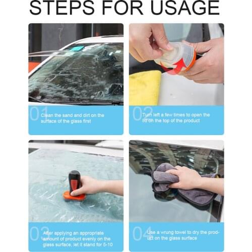 100ml Windshield Anti Rain Agent Glass Car Window Cleaning Portable Rearview Mirror Accessories Hydrophobic Coating Waterproof