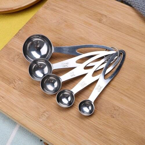NICEYARD 5Pcs/Set with Scale Measuring Spoon for Flour Food Coffee Cooking Kichen Accessories Measuring Tools Baking Tools