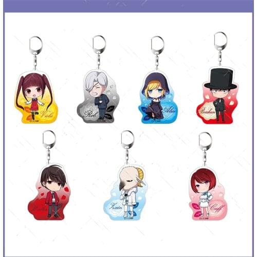 Anime Shinigami Bocchan to Kuro Maid Alice Cartoon Acrylic Pendant Keychain Keyring Cosplay Charm Bag Decorative Cute G