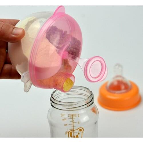 New Portable Milk Powder Formula Dispenser Baby Kids Food Containers Storage 1Pcs Newborn Baby Feeding Box