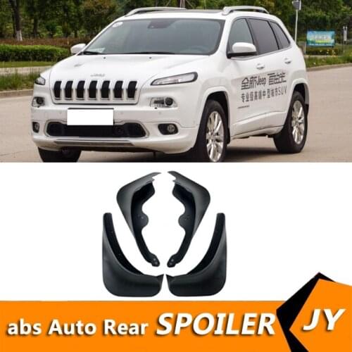 For Cherokee 2014-2018 Mudflaps Splash Guards Front With color and rear Mud Flap Mudguards Fender Modified special