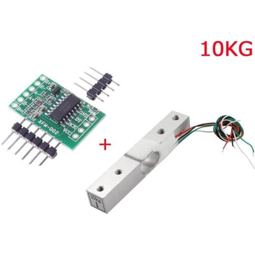 Aihasd Digital Load Cell Weight Sensor 10KG Portable Electronic Kitchen Scale + HX711 Weighing Sensors Ad Module for Arduino