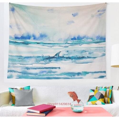 Shark fin tapestry witchcraft tapestry Bohemian decoration home decoration Hippie