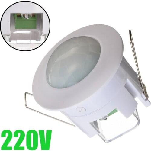 220V PIR Infrared Body Motion Sensor Detector Lamp Light Switch 360 Degree Ceiling Detector Switching