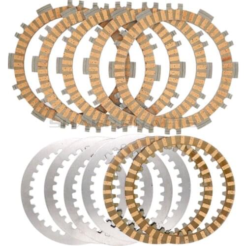 Engine Carbon Fibre impregnated Clutch Friction Plates & Steel Plates Disc Kit For YAMAHA T-MAX500 TMAX500 XP500 2001-2011 T-MAX
