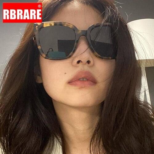RBRARE Square Sunglasses Women Oversized Sunglasses Women Classic Sun Glasses for Women Luxury Glasses Vintage Gafas De Sol