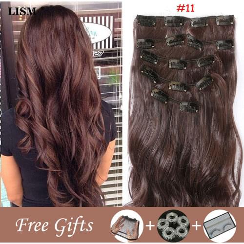 Накладные волосы на заколках LISM China At AliExpress