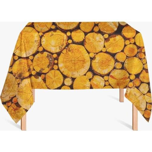 Board wood Style Pattern Decorative Tablecloth Dining Table Cover Kitchen Home Club Party Wedding Decor Friend Gift Table Cloth