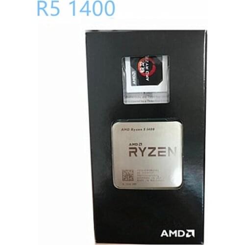 AMD Ryzen 5 1400 R5 1400 3.2 GHz Quad-Core CPU Processor YD1400BBM4KAE Socket AM4