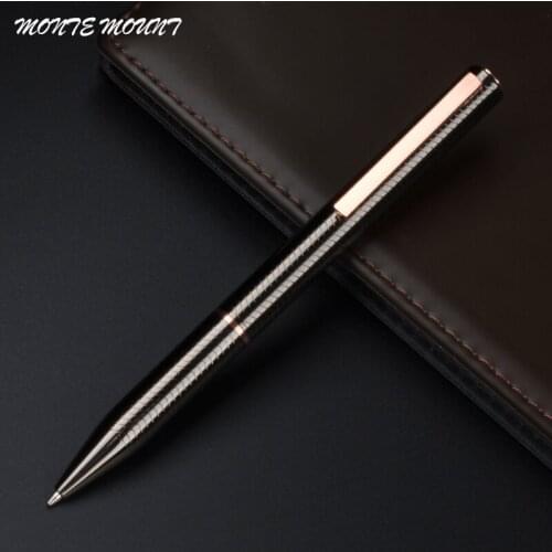 Luxurious Metal Ballpoint pen Business office sign pens for gift school writing pen students stationery supplies 03763